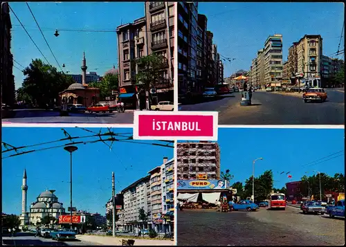 Istanbul Konstantinopel |Constantinople Şişli Maçka Mecidiyeköy Harbiye 4B 1978