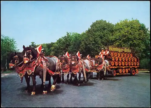 Frankfurt am Main Das traditionelle „Sechser-Gespann" der Henninger-Bräu 1986
