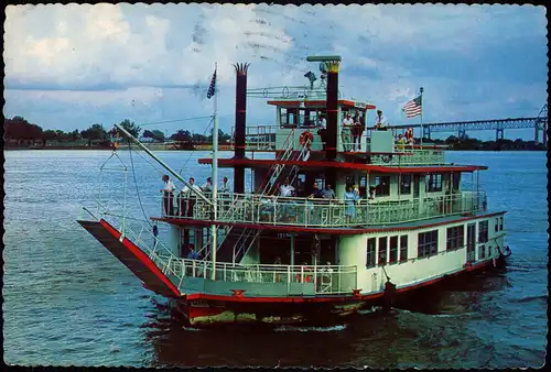 .USA United States of America Schiffe Dampfer Steamer Missippi USA 1976