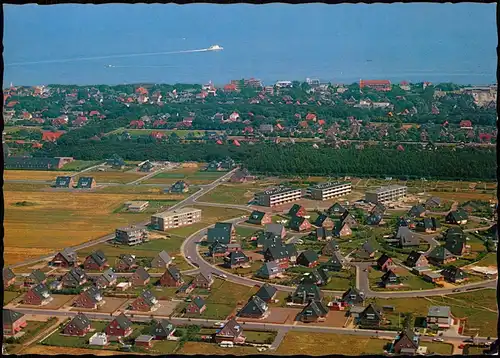 Ansichtskarte Wyk (Föhr) Luftbild Neue Siedlung 1982