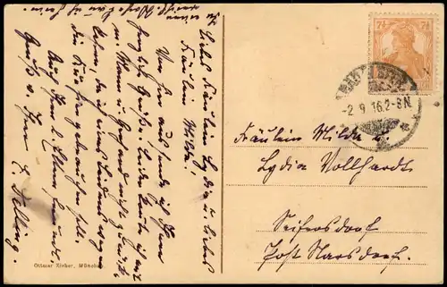 Ansichtskarte Bad Elster Luisa-See (Louisa-See) - Bootsanleger 1916