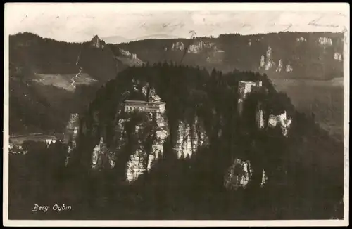 Ansichtskarte Oybin Burg und Klosterruine 1926