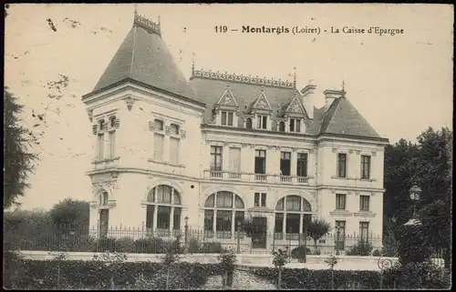 CPA Montargis La Caisse d'Epargne 1916