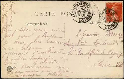 CPA Montargis La Caisse d'Epargne 1916