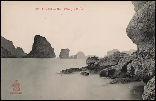 .Vietnam Việt Nam Vietnam TONKIN – Baie d'Along - Rochers 1914