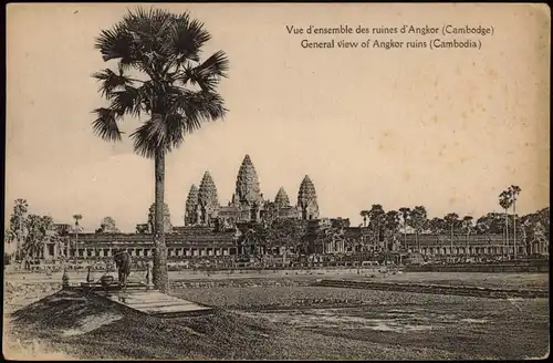 Siem Reap Angkor Wat/ Khmer អង្គរវត្ Ruines Cambodia 1918
