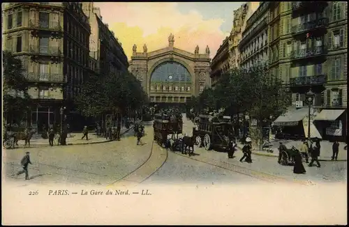 CPA Paris La Gare du Nord. Nordbahnhof 1913