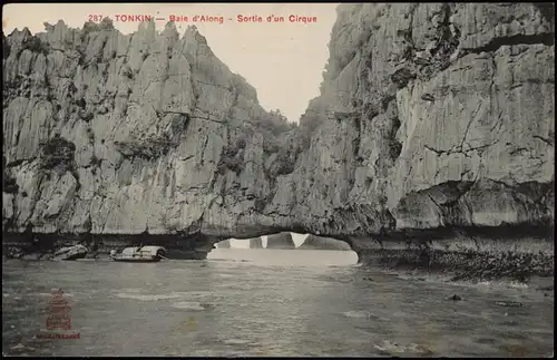 .Vietnam Việt Nam TONKIN - Baie d'Along - Sortie d'un Cirque Vietnam 1912