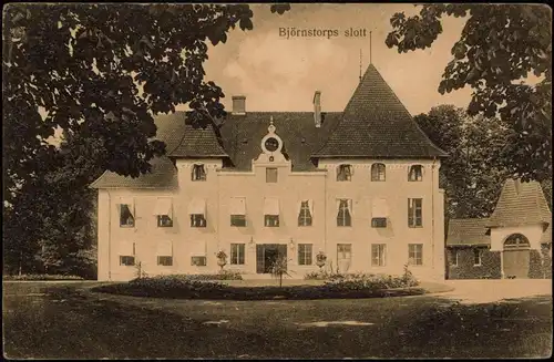 Postcard Lund Björnstorp Castle 1928
