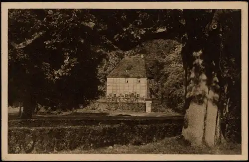 Ansichtskarte Weimar Goethes Gartenhaus 1927