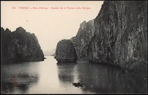 Haiphong  Vietnam TONKIN - Baie d'Along Couloir de la Fraise, près Hongay 1912