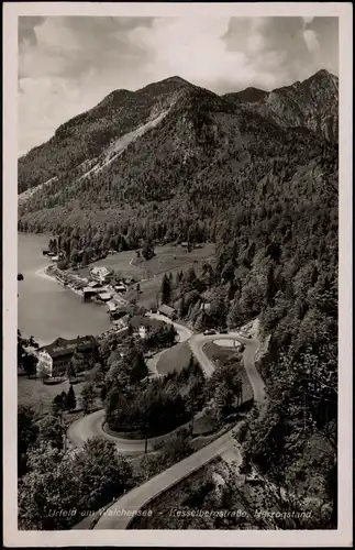 Ansichtskarte Urfeld-Kochel am See Kesselbergstraße, Herzogstand 1938