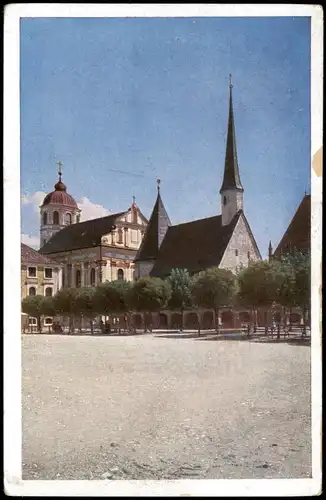 Ansichtskarte Altötting Kapellenplatz 1943