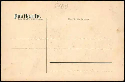 Aachen Die Erbauung  Sachen Freskogemälde  Krönungssnale des Rathauses 1909