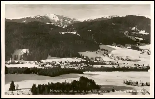 Ansichtskarte Hinterzarten Stadt im Winter 1950
