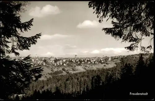Ansichtskarte Freudenstadt Blick auf die Stadt 1961