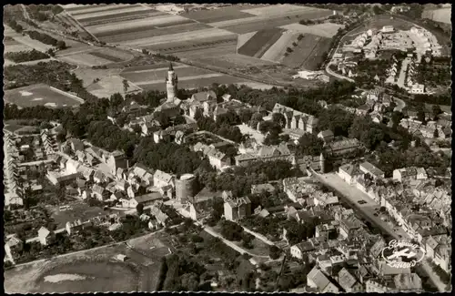 Ansichtskarte Friedberg (Hessen) Luftbild 1962