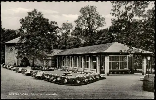 Ansichtskarte Bad Orb Trink- und Lesehalle 1964