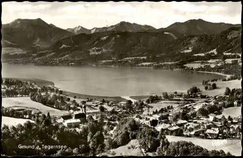 Ansichtskarte Gmund am Tegernsee Luftbild 1966