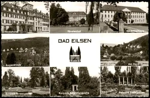 Ansichtskarte Bad Eilsen Fürstenhof, Augenklinik, Kurhaus - MB 1961