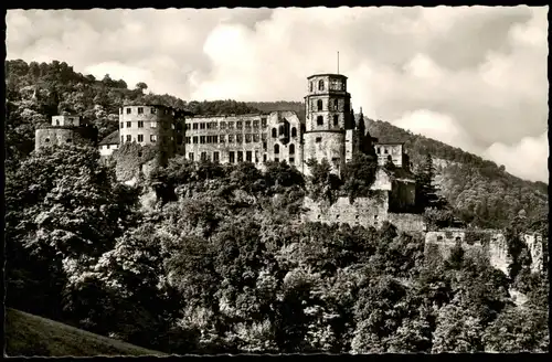 Ansichtskarte Heidelberg Heidelberger Schloss 1957