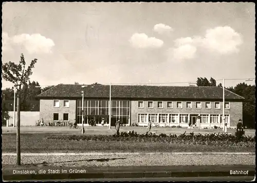 Ansichtskarte Dinslaken Bahnhof 1967