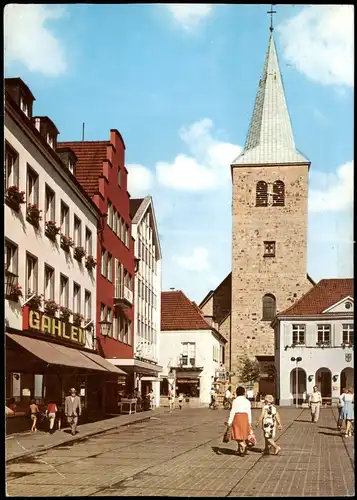 Ansichtskarte Dorsten Markt und Agathakirche 1983