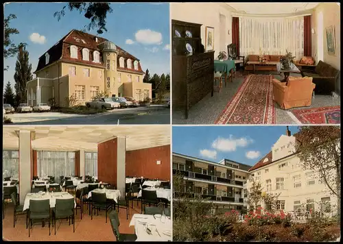 Ansichtskarte Bad Eilsen Harri-Sanatorium mit Innenansichten 1975