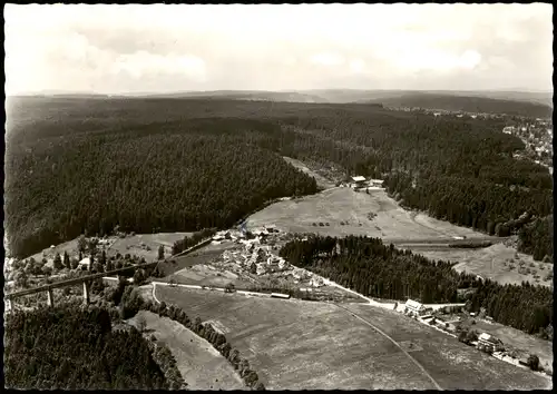 Ansichtskarte Freudenstadt Luftbild Lauterbad 1967