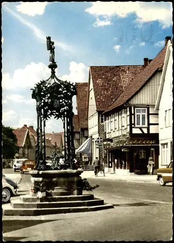 Ansichtskarte Springe Marktplatz 1970