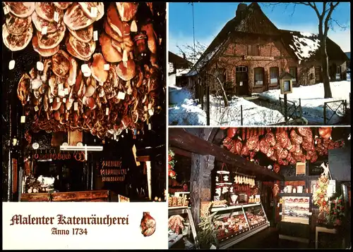 Bad Malente-Gremsmühlen-Malente Malenter Katenräucherei - Werbekarte 1979