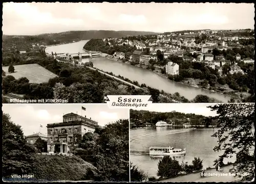 Ansichtskarte Bredeney-Essen (Ruhr) Baldeneysee - 3 Bild 1962