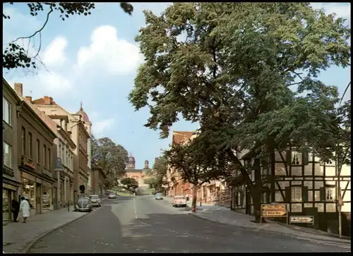 Ansichtskarte Bensberg-Bergisch Gladbach Schloßstraße, VW Käfer 1962