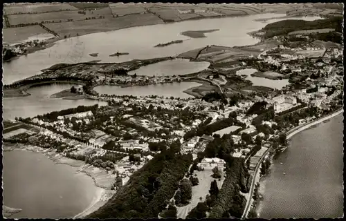Ansichtskarte Plön Luftbild aus großer Höhe 1961