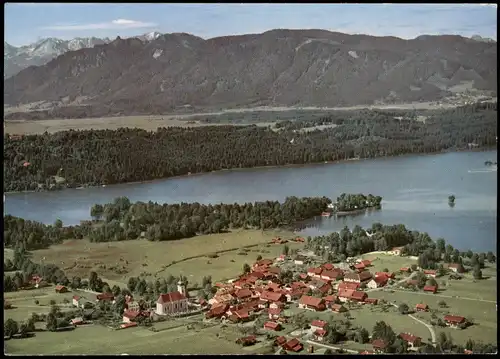 Ansichtskarte Seehausen am Staffelsee Luftbild 1976