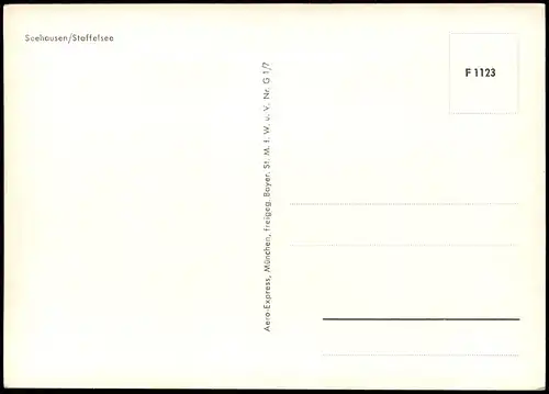 Ansichtskarte Seehausen am Staffelsee Luftbild 1976