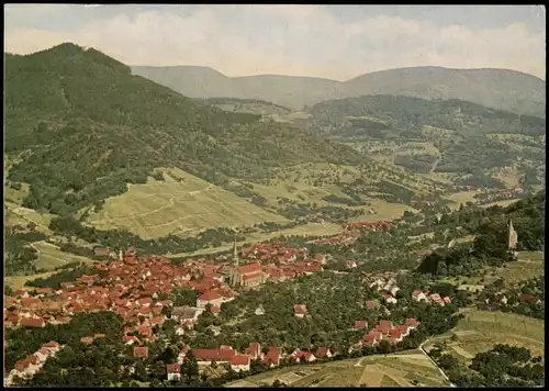 Ansichtskarte Kappelrodeck Luftbild 1970