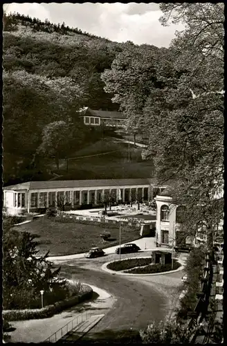 Ansichtskarte Schlangenbad Partie im Kurgarten 1958