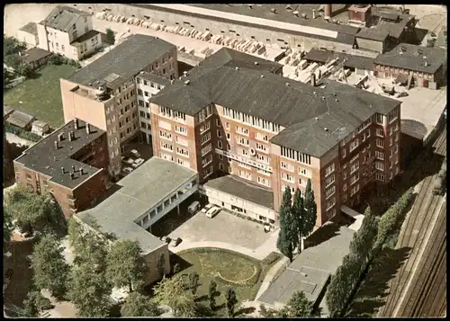 Ansichtskarte Altona-Hamburg Luftbild Schwarzkopf-Verwaltungsgebäude 1971