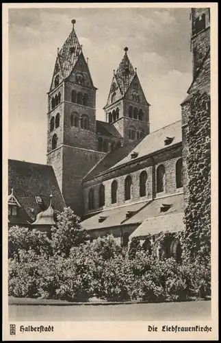 Ansichtskarte Halberstadt Liebfrauenkirche 1928