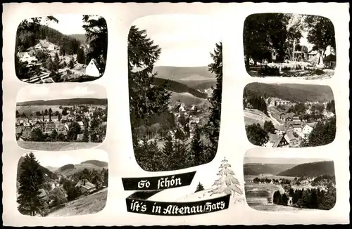 Bergstadt Altenau- Schulenberg Oberharz-Clausthal-Zellerfeld Teilansichten 1961