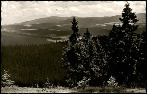 Ansichtskarte Hahnenklee-Bockswiese-Goslar Fernblick von Schalke 1961