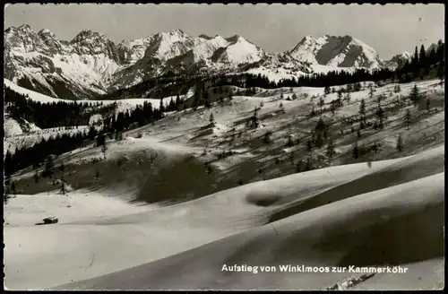 Winklmoos-Alm-Reit im Winkl Aufstieg von Winklmoos zur Kammerköhr 1958