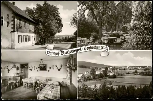 Ansichtskarte Seybothenreuth Gasthof Ruckriegel 4 Bild 1961
