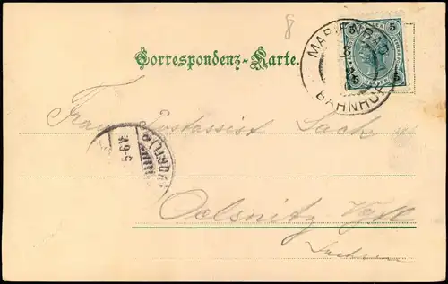 Marienbad Mariánské Lázně Kreuzquelle, Pferdekutsche Hotel Imperial Werbung 1904