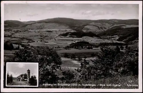 Postcard Sankt Joachimsthal Jáchymov Keilberg u. Egertal 2 Bild 1938