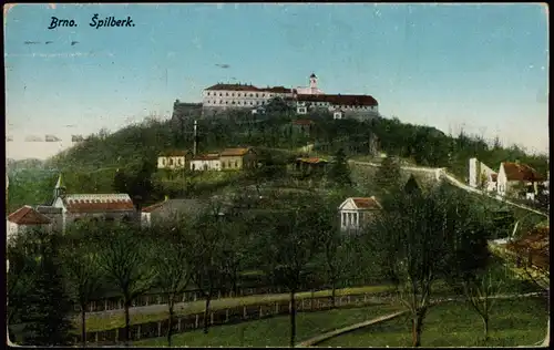 Postcard Brünn Brno Špilberk. 1926