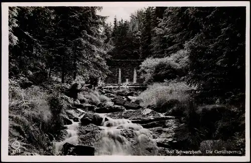Bad Schwarzbach-Bad Flinsberg Czerniawa-Zdrój Świeradów-Zdrój Geröllsperren 1930