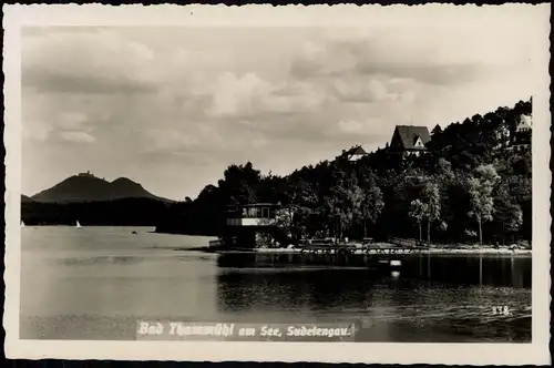 Thammühl-Hirschberg am See Staré Splavy Doksy Stadt, See - Restaurant 1939