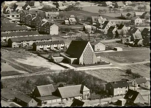 Ansichtskarte Bramsche Luftaufnahme Luftbild Gartenstadt 1962